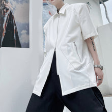 Load image into Gallery viewer, Zip Short Sleeve Shirt
