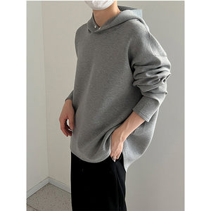 Solid Color Casual Hoodie