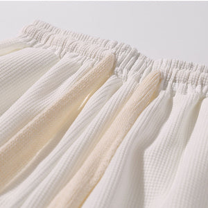 Retro Solid Straight Casual Pants