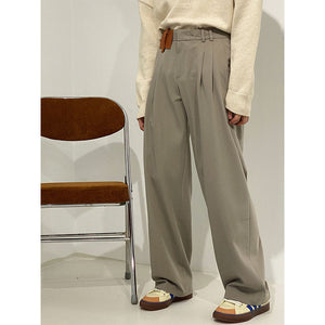 Temperament Drape Straight Leg Pants