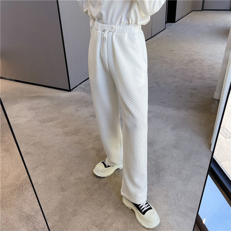 Waffle Jacquard Trousers