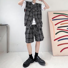 Load image into Gallery viewer, Vest And Shorts Casual Two Piece Set
