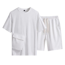 Load image into Gallery viewer, Short-sleeved T-shirt Five-point Pants Suit

