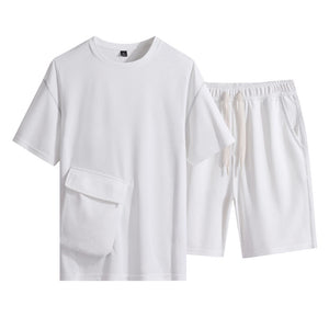 Short-sleeved T-shirt Five-point Pants Suit