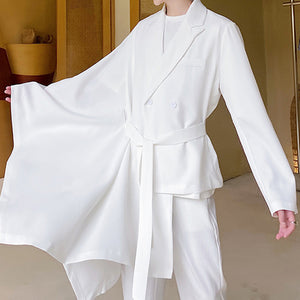 Irregular Cloak Cape Suit Coat