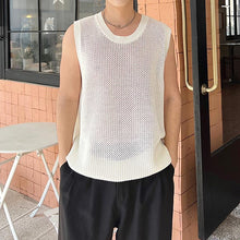 Load image into Gallery viewer, Crewneck Pullover Knitted Vest
