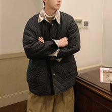 Load image into Gallery viewer, Rhombus Thickened Shirt Coat
