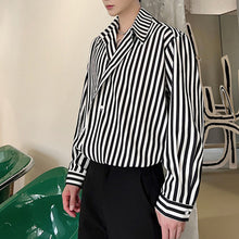 Load image into Gallery viewer, Pinstripe Lapel Shirt
