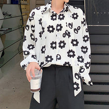 Load image into Gallery viewer, Flower Print Loose Shirt
