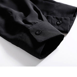 Two Pocket Loose Black Shirt