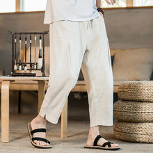Load image into Gallery viewer, Men&#39;s Summer Linen Loose Casual Pants
