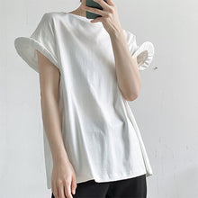 Load image into Gallery viewer, Shaped Sleeves Crew Neck T-Shirt
