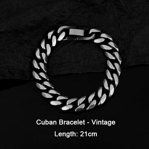 Titanium Steel Cuban Bracelet