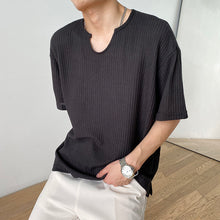 Load image into Gallery viewer, Thin V-neck Loose T-shirt
