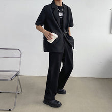 Load image into Gallery viewer, Short Sleeve Casual Blazer
