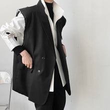 Load image into Gallery viewer, Raw-Edge Deconstructed Suit Vest
