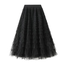 Load image into Gallery viewer, Mesh Layered Cake Skirt

