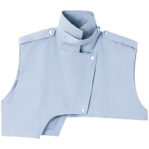 Irregular Hem Single Breasted Cropped Vest