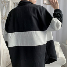 Load image into Gallery viewer, Color Contrast Paneled Knit Jacket
