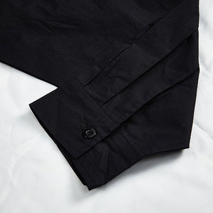 Button-back Long-sleeved Shirt