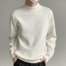 Load image into Gallery viewer, Solid Color Half Turtleneck Sweater
