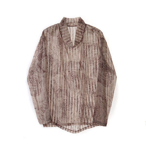 Printed Thin Pullover Shirt