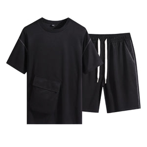 Short-sleeved T-shirt Five-point Pants Suit