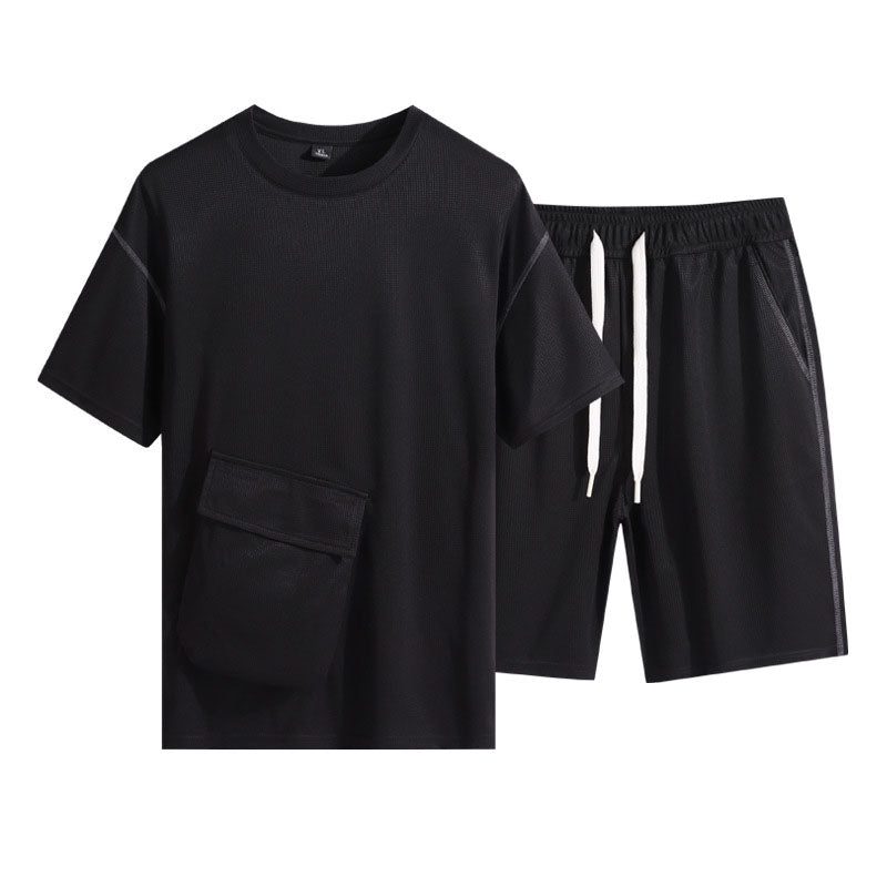 Short-sleeved T-shirt Five-point Pants Suit