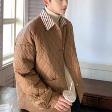 Load image into Gallery viewer, Rhombus Thickened Shirt Coat
