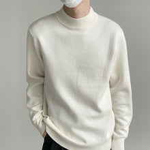Load image into Gallery viewer, Solid Color Half Turtleneck Sweater
