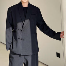 Load image into Gallery viewer, Men&#39;s Retro Buckle Casual Blazer
