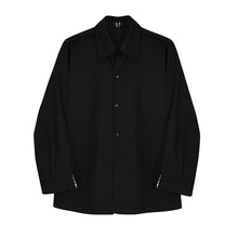 Load image into Gallery viewer, Contrast Panel Button Sleeves Shirt

