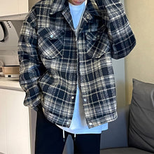 Load image into Gallery viewer, Vintage Plaid Lapel Jacket
