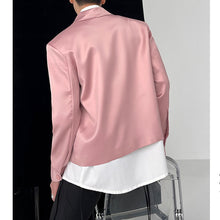 Load image into Gallery viewer, Elegant Satin Collar Detachable Blazer
