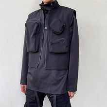 Load image into Gallery viewer, Zipper Three-dimensional Multi-patch Pocket Vest
