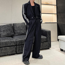 Load image into Gallery viewer, Spring Cropped Blazer Wide Leg Pants Two-Piece Suit

