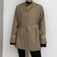 Load image into Gallery viewer, Short Belt Trench Coat
