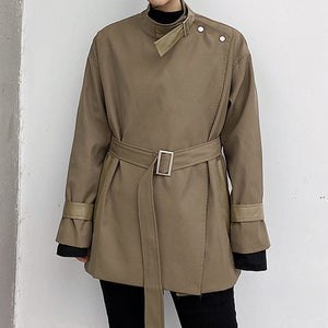 Short Belt Trench Coat