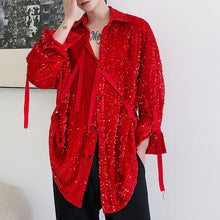 Load image into Gallery viewer, Sequined Red Shirt

