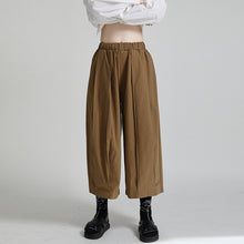 Load image into Gallery viewer, Solid Color High Waist Cropped Wide Leg Pants
