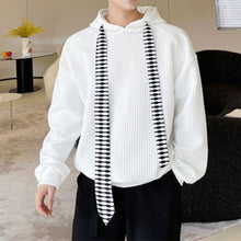 Load image into Gallery viewer, Waffle Hooded Casual Sweatshirt
