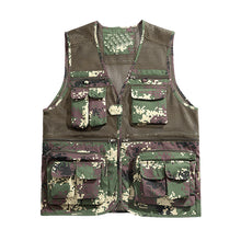 Load image into Gallery viewer, Multi-Pocket Mesh Vest
