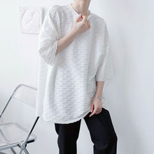 Load image into Gallery viewer, Pleated Loose Drop Shoulder T-Shirt
