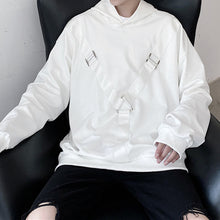 Load image into Gallery viewer, Webbing Lace-Up Hooded Sweatshirt
