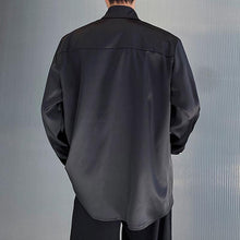 Load image into Gallery viewer, Contrast Color Hemming Long Sleeve Shirt
