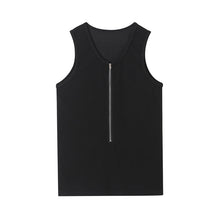 Load image into Gallery viewer, Zipper Embellished Tight Vest
