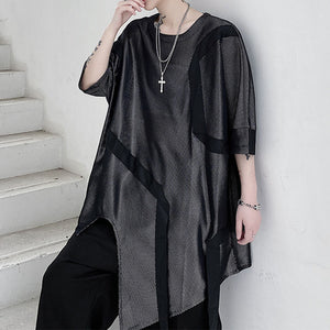 Cropped Ribbon Embellishment Doll Sleeve T-Shirt