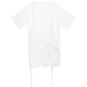 Asymmetric Loose Short Sleeve T-Shirt