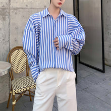 Load image into Gallery viewer, Puff Sleeve Striped Shirt
