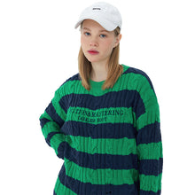 Load image into Gallery viewer, Chunky Striped Sweater Knit Top
